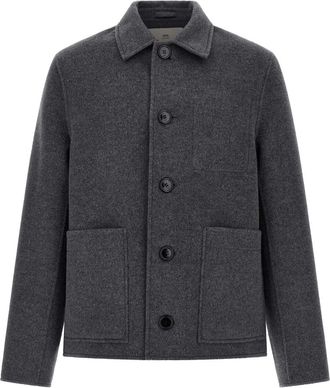 Ami Heren, Jassen, Grijs, Maat: XL Wol