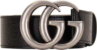Gucci Leren Riem - Heren - Riemen - Zwart - 70 CM - Leer - Accessoires