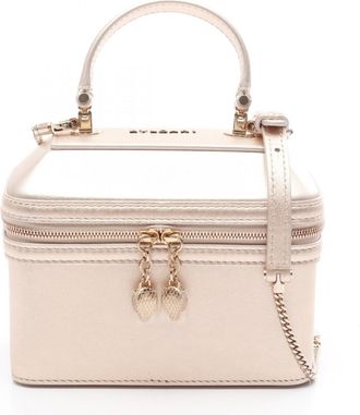 Bulgari Light Pink Leather Wash Bag (Pre-Owned)