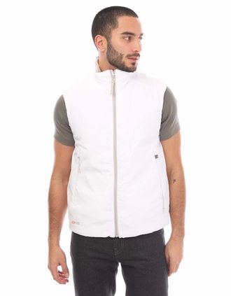 Belstaff Mens Nylon Challenger Gilet - White/Multi - Size: 44/Regular
