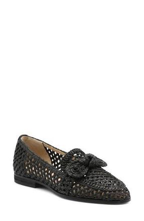 Charles by Charles David Finite Water Resistant Raffia Loafer in Black-Cr at Nordstrom Rack, Size 6.5