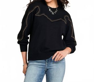 Ariat Hickory Embroidered Sweatshirt In Black