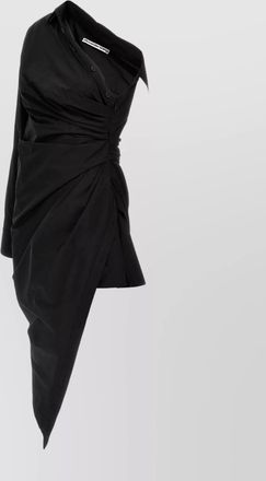 Alexander Wang asymmetric one-shoulder cotton midi dress