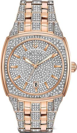 Bulova Mens Pave Watch