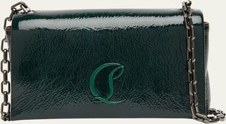Christian Louboutin Loubi54 Small Clutch Bag in Naplak Leather