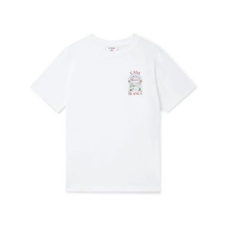 Casablanca Camiseta Le Passage - Tops - Mujer - Blanco - 2XL