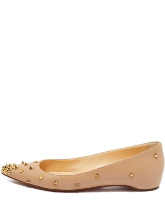 Christian Louboutin Degraspike ballet flats - Neutrals