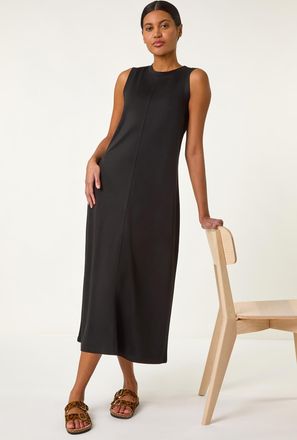 Roman Sandwash Stretch Midi Dress