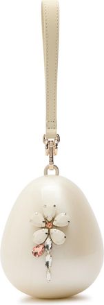 Simone Rocha Simone Rocha Pearl Micro Egg Embellished Acrylic Cross-body bag - One Size