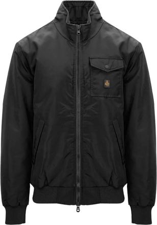 RefrigiWear Bomber Jassen - Heren - Bomber jackets - Zwart - 2XL - Leer - Jassen