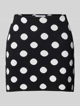 Mango Minirock mit Seitenschlitzen Modell DALI in Black, Gr&ouml;&szlig;e L