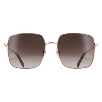 Marc Jacobs Square Womens Gold Havana Brown Gradient 654/S Metal - One Size