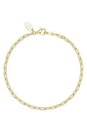 Lafonn Charlie Chain Bracelet in Gold at Nordstrom, Size 7.25