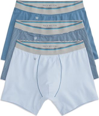 Mack Weldon 3-Pack Cloud FX Boxer Briefs in Ice Storm Novelty Multi at Nordstrom, Size X-Large