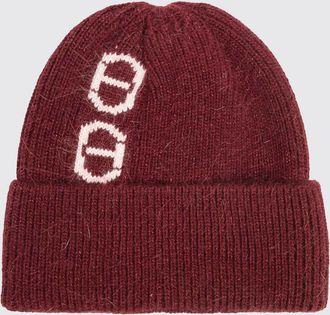 Twinset Cappello Oval T Twinset in maglia con monogram jacquard
