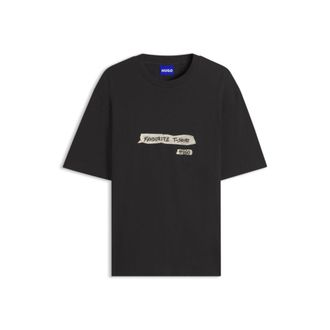 HUGO BOSS Cotton-jersey T-shirt with graphic print