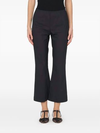 Liviana Conti Solid Bootcut Knit Trouser In Night