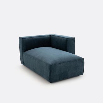 La Redoute Interieurs Omvormbare longchair geribd fluweel, Seven