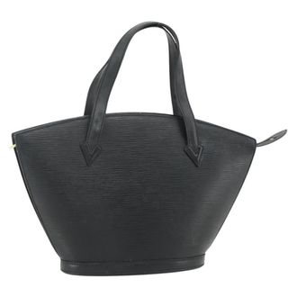 Louis Vuitton Saint Jacques Epi Leather Black Leather Handbag (Pre-Owned)