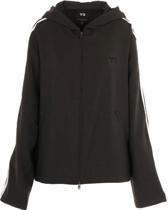 Yohji Yamamoto Hoodies & sweatvesten, Dames, Zwart, M, Zwarte trui met U Wire detail