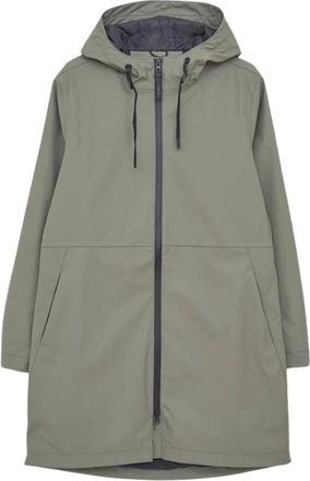 Tant&auml; Rainwear Vand Parka - Dames - Parka Jassen - Groen - XS - Leer - Jassen