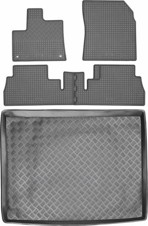 OEM Juego De Alfombrillas De Goma Para Coche Y Maletero Para Citro&euml;n Berlingo Iii Kombi A Partir De 2018