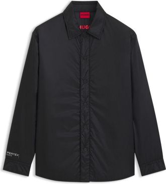 HUGO BOSS Oversized-fit overshirt in ripstop fabric