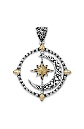 Samuel B. Moon & Star Pendant in Silver And Gold at Nordstrom Rack