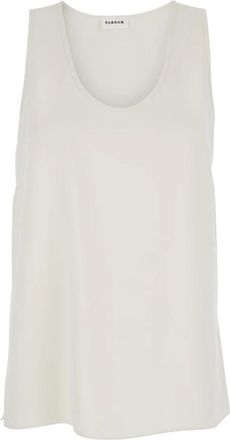 P.A.R.O.S.H. Thank Top - Dames - Tops zonder mouwen - Wit - M - Polyester - Tops