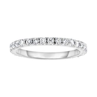 Diana M. Jewels Platinum 1.31cts lab grown round diamond eternity band