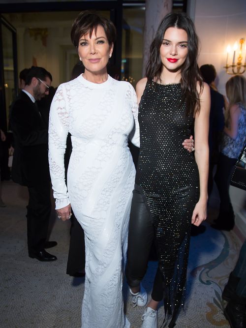 Kris Jenner and Kendall Jenner, celebrity mom, celebrity moms