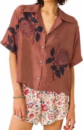 Alix of Bohemia Stevie Mauvewood Rose Shirt