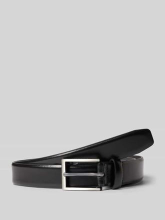 Bugatti G&uuml;rtel aus Leder mit Dornschlie&szlig;e in Black, Gr&ouml;&szlig;e 100