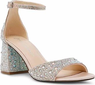 Betsey Johnson Womens Kami Heels In Rhinestone