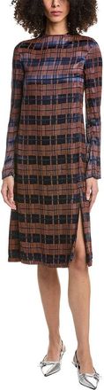 3.1 Phillip Lim Hester Plaid Devore Silk-Blend Sheath Dress