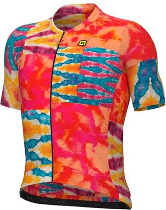 Al&eacute; PR-E Clorofilla S/S Jersey Velotrikot f&uuml;r Herren | rot
