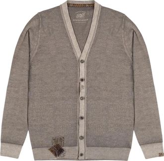 Bob Mendoza Vest - Heren - Truien - Grijs - Maat: M Wol