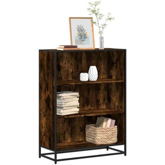 vidaXL Vidaxl - Libreria Rovere Fumo 80,5x35x107,5 cm in Legno Multistrato