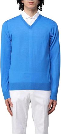 Ballantyne Heren, Truien, Blauw, Maat: XL Wol