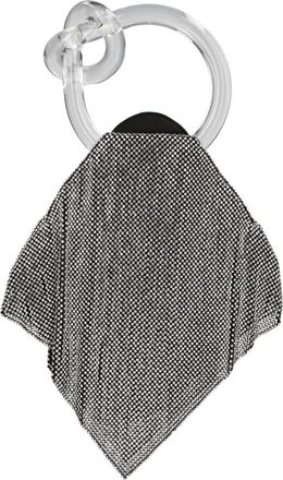 Benedetta Bruzziches Little Casper Clutch - Dames - Handtassen - Grijs - ONE Size - Satijn - Tassen