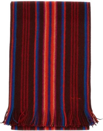 Paul Smith Accessoires, Heren, Veelkleurig, ONE Size, Wol, Signature Stripe Scarf