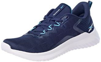Reebok Mens Fluxlite II Trainers, Vector Navy FTWR White Future Cyan, 7.5 UK