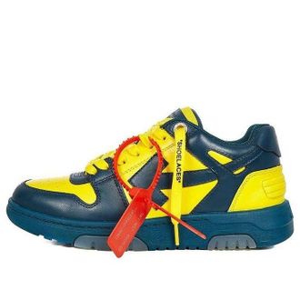 Off-white (WMNS) Off-White Out Of Office Low Sneakers Blue/Yellow OWIA259R21LEA0014518