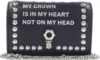 Burberry Black Chain/Shoulder Wallet (Pre-Owned)