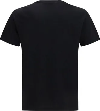 Valentino Mens Black Cotton T-Shirt