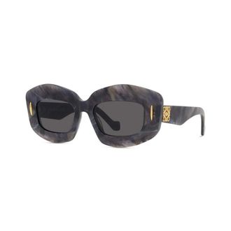 Loewe Sunglasses, female, Black, 49 MM, Anagram Sunglasses