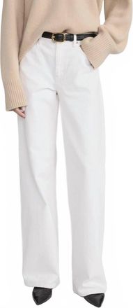 Frame Denim Womens The Stroll Pant In Natural Clean