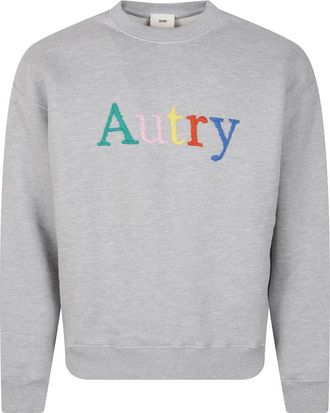 Autry Sweatshirt Main 120D Heavy Jersey - Heren - Sweatshirts - Grijs - XL - Leer - Hoodies & sweatvesten