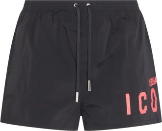 Dsquared2 Beachwear - Heren - Strandmode - Zwart - L - Badmode