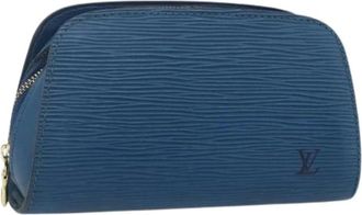 Louis Vuitton Pre-owned Clutches, female, Blue, Size: ONE SIZE Pre-owned Pouch